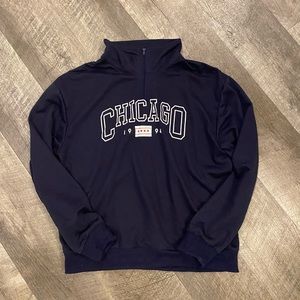 Size small ROMWE 1/4 zip pull over